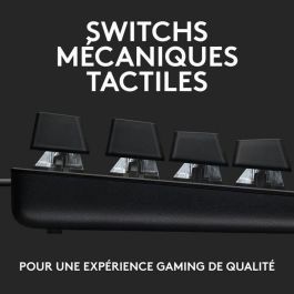 Logitech G - El teclado de juego mecánico G413 es grande - Aluminio negro