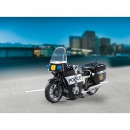Playmobil PL5648 Maleta de Policía Motorista para Niño, 13 piezas, +4 años