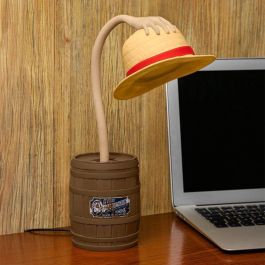 Paladone Lámpara de Escritorio Articulada One Piece Sombrero de Paja de Luffy, Brazo Flexible USB, 27.6 cm, Producto Oficial para Fans y Coleccionistas. Paladone Lámpara de Escritorio Articulada One Piece Sombrero de Paja de Luffy, Brazo Flexible USB, 27.6 cm, Producto Oficial para Fans y Coleccionistas.