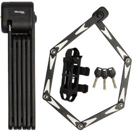 Candado plegable para bicicleta - MASTER LOCK - 8333EURDPRO - Acero endurecido, 3 llaves, certificado, soporte incluido Candado plegable para bicicleta - MASTER LOCK - 8333EURDPRO - Acero endurecido, 3 llaves, certificado, soporte incluido