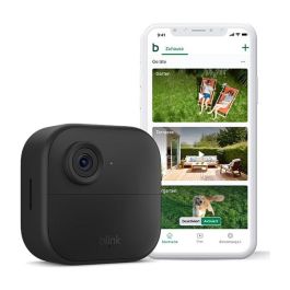 Amazon Blink Outdoor 4 Cámara de Seguridad Exterior 1080p Wi-Fi con Batería, Visión Nocturna, Detección de Personas, Resistente a la Intemperie - Negro, Referencia: B0B1N5RL1Q Precio: 95.7836. SKU: B195623HKH