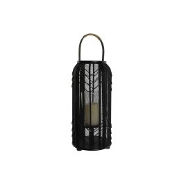 Portavela Colonial DKD Home Decor Negro 21.5 x 43.5 x 21.5 cm