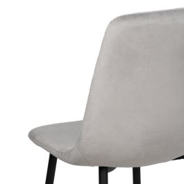 Silla Gris Claro Terciopelo Contract 45 X 51 X 88,50 cm
