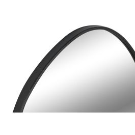 Espejo de pared Home ESPRIT Negro Metal Espejo Moderno 60 x 2,5 x 78 cm