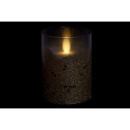 DKD Home Decor Vela LED de Navidad Moderna en Cristal, Colores Dorado y Plateado, 7.5x7.5x10 cm, Pack de 6 Unidades Surtidas DKD Home Decor Vela LED de Navidad Moderna en Cristal, Colores Dorado y Plateado, 7.5x7.5x10 cm, Pack de 6 Unidades Surtidas