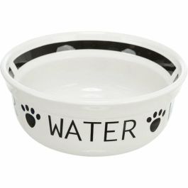 Comedero para Perro Trixie Blanco Negro Ø 13 cm 250 ml