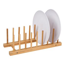 Porta platos de bambú 34x12,5x12cm - Madera Precio: 7.49999987. SKU: S7917699