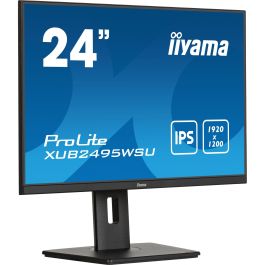 iiyama XUB2495WSU-B7 Monitor 24" IPS FHD 1920x1200 16:10 4ms 75Hz HDMI DP USB Pivot Altavoces Negro Precio: 207.88999957. SKU: B17NZ75AF3