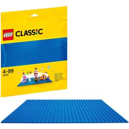 LEGO 10714 Classic Blue Baseplate - Placa Base de Construcción Azul 32x32 para Niños de 4+ Años