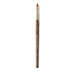 Gold By Jose Ojeda Pincel de Labios Punta Fina Pelo Sintético Chocolate para Perfilado y Aplicación Precisa 1 unidad Precio: 5.59000035. SKU: S0583477