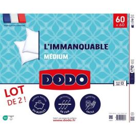DODO - Juego de 2 almohadas - EL IMPERDIBLE - 60 x 60 cm - Blanco Precio: 33.94999971. SKU: B1CG9NFQTE