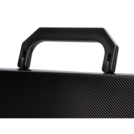 Liderpapel Carpeta Portadocumentos Polipropileno DIN A3 con Asa y Broche Negro 35mm Lomo