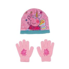 Set gorro/guantes infantil 48/51 peppa pig "cosy corner" Set gorro/guantes infantil 48/51 peppa pig "cosy corner"