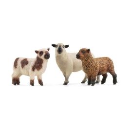 Figura trío de ovejas, para niños a partir de 3 años, 5 x 19 x 11 cm - schleich 42660 FARM WORLD