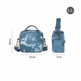 Milan Bolsa Isotérmica Porta Alimentos 3,5 L, Serie Lava, Azul, con 3 Recipientes Milan Bolsa Isotérmica Porta Alimentos 3,5 L, Serie Lava, Azul, con 3 Recipientes