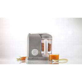 Beaba Babycook Solo Procesador de Alimentos 4 en 1 para bebés - Vapor, Mezcla, Descongela, Recalienta - 1100ml - Gris