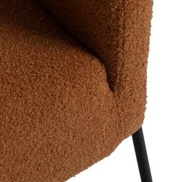 Sillón Terracota Tejido-Metal Salón 68 X 66 X 74 cm