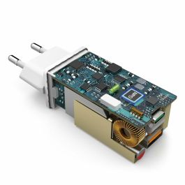 Hama Cargador Pared GaN 65W USB-C con Power Delivery y Quick Charge 3.0, 2 Puertos