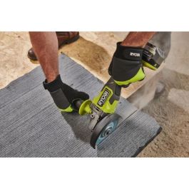 Ryobi AAAOD34320 Amoladora angular sin escobillas 18V Diámetro 125 mm 8.000-9.200 rpm Carcasa corte/amolado 2 en 1