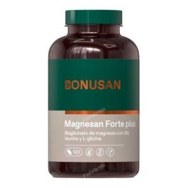 BONUSAN Magnesan Forte Plus Bisglicinato de Magnesio 150mg, Vitamina B6, Glicina, Taurina, 120 comprimidos. Reduce cansancio y fatiga Precio: 47.6899995. SKU: B17VBLPP2B