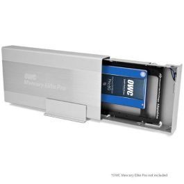 OWC Adaptador Conversor de Bahía 2.5" a 3.5" SATA para Discos Duros HDD y SSD, Aluminio Negro, Compatible con Mac/PC, Flujo de Aire Óptimo