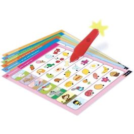 Nathan Electro Juego Electrónico Interactivo Animales Preguntas y Respuestas con Bolígrafo para Descubrir y Aprender Primeras Lecciones