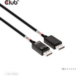 Club3D DP-Kabel 2.1 DP80 Cable DisplayPort 2.1 certificado VESA, 1.6m, 10K/8K/4K, 240Hz, Macho/Macho