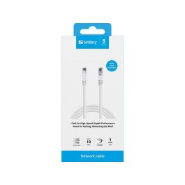 Sandberg Cable de Red UTP Cat6 1 m para PC, Router, LAN, Switch - Conexión de Alta Velocidad 10 Gbps, Óptimo para Gigabit Ethernet