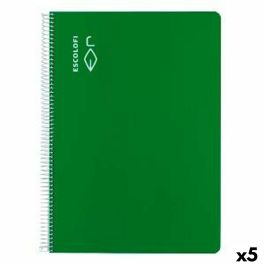 Cuaderno ESCOLOFI Verde A4 Din A4 40 Hojas (5 Unidades) Cuaderno ESCOLOFI Verde A4 Din A4 40 Hojas (5 Unidades)