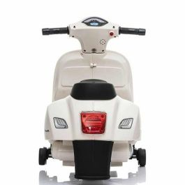 Moto mini vespa blanca 6v 4 ah - 1 motor