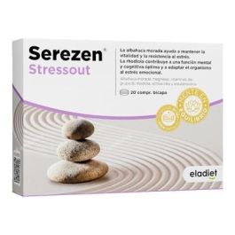 Eladiet Stress Out 20 Comp. Comprimidos Bicapa con Albahaca, Magnesio, Vitaminas B y Rhodiola para Sistema Nervioso Precio: 15.4999999. SKU: B1CDNTL97S