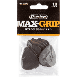 Dunlop Max-Grip Nylon Std Púa de Guitarra Estándar 0,88Mm - Pack 12 Unidades