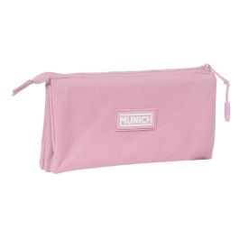 Safta Portatodo Triple Munich Básicos Rosa, Estuche Escolar con 3 Compartimentos, 22x12x3 cm Safta Portatodo Triple Munich Básicos Rosa, Estuche Escolar con 3 Compartimentos, 22x12x3 cm Precio: 11.49999972. SKU: B12KCWQAFT