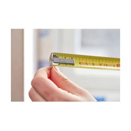 Stanley 0-33-527 Flexómetro Powerlock Blade Armor de 8m x 25mm, cinta métrica retráctil resistente para mediciones precisas.