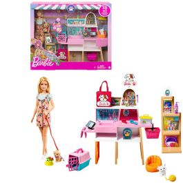 Barbie Grg90 Muñeca Tienda de Mascotas con Estación de Peluquería y Agua, Manchas de Barro Mágicas, 4 Mascotas y 20+ Accesorios Precio: 39.49999988. SKU: S7158229