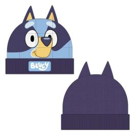 Gorro punto aplicaciones bluey