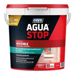 Ceys Aguastop invisible 4l 903361 - Impermeabilizante líquido para cubiertas, terrazas, azoteas y solanas
