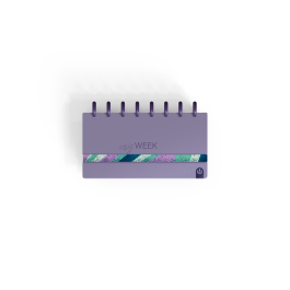 Carchivo Ingeniox Planificador Semanal My Week Malva 105x210 mm - 52 Semanas Sin Fecha y To-Do List, Papel Premium FSC
