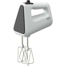 Krups GN 4001 Batidora de Mano 3 Mix 4000, 450W, Blanca, 5 Velocidades, Amasar, Mezclar, con Función Turbo y Velocidad Variable