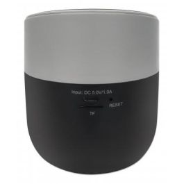 MANHATTAN Sound Science Bluetooth-Lautsprecher mit Induktionsladepad bis zu 5W 5V/1A Bedienelemente MicroSD-Slot schwarz/anthrazit