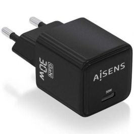 AISENS - CARGADOR GaN 30W, 1xUSB-C PD3.0 QC4.0, NEGRO Precio: 5.98999973. SKU: B16P5XX3PH