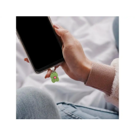 Wondee Funny Lightning Frog Charm Protector de puerto para móvil, tipo C o Lightning, 20x10x15 mm, colgante decorativo