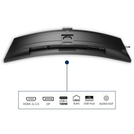 Philips Monitor Profesional 49B2U6900CH 48.8" Curvo Dual QHD Webcam USB-C Negro