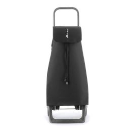 Rolser Carro de la compra Jet ln joy Negro 40L 2 Ruedas Aluminio Base Plegable Asa Ergonómica