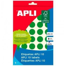 Apli Etiquetas Adhesivas Circulares Ø19 mm Verde Escritura Manual 320 Etiquetas (8 Hojas) Precio: 1.49999949. SKU: B1ERVHQ8X4