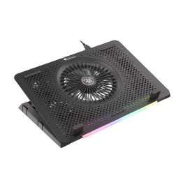 GENESIS Oxid 450 Almohadilla Refrigeradora para Portátil 15.6" 2400 RPM Negro con RGB