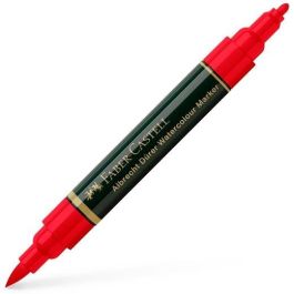 Faber-Castell Rotulador Albrecht Dürer Watercolour Doble Punta Media-Pincel Rojo Escarlata Claro (121) Acuarelable - 4 Unidades (4 Unidades) Precio: 10.50000006. SKU: S8421940