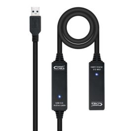 Nanocable Cable USB 3.0 prolongador con amplificador, tipo A macho a A hembra, 15m, 5Gbps, 10.01.0313 Precio: 46.49999992. SKU: B1DM8M6QCA