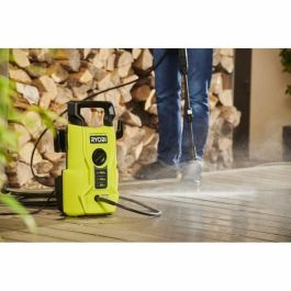 Ryobi RYO4892210195111 Limpiador de Alta Presión 1400 W, 100 Bares, 360 L/h, Manguera 5m PVC, Lanza Vario RY100PWA