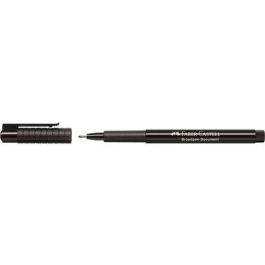 Faber Castell Rotulador Broadpen Document 0.8 mm Negro - Punta Engastada en Metal Indeleble - 10 Unidades (10 Unidades) Precio: 9.9499994. SKU: S8421741